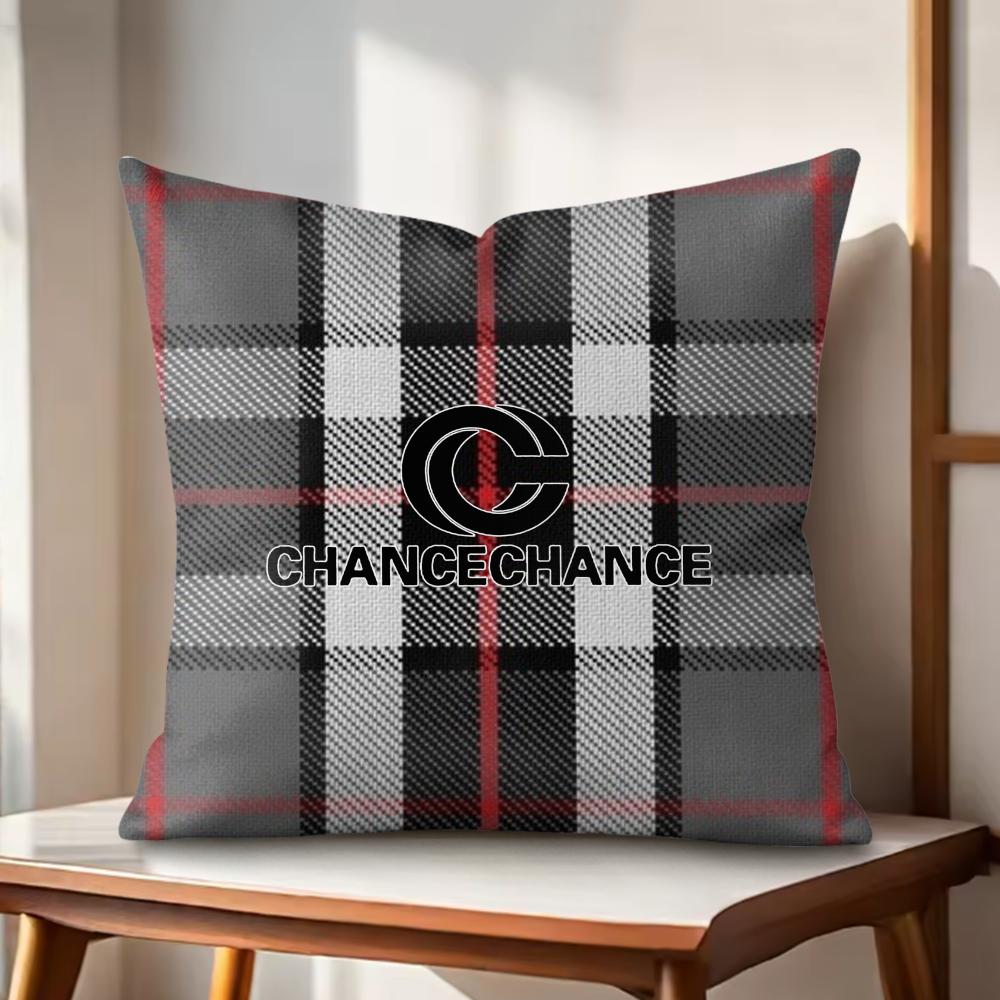 

Brand Design CChancechance Cushion Cover Natural Linen Organic Fabric DoubleSided Printing Couch Pillow Covers Home Decor 30x30cm