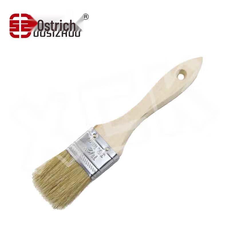 Oszhuo 1.5-inch Boar Bristle Flat Paint Brush