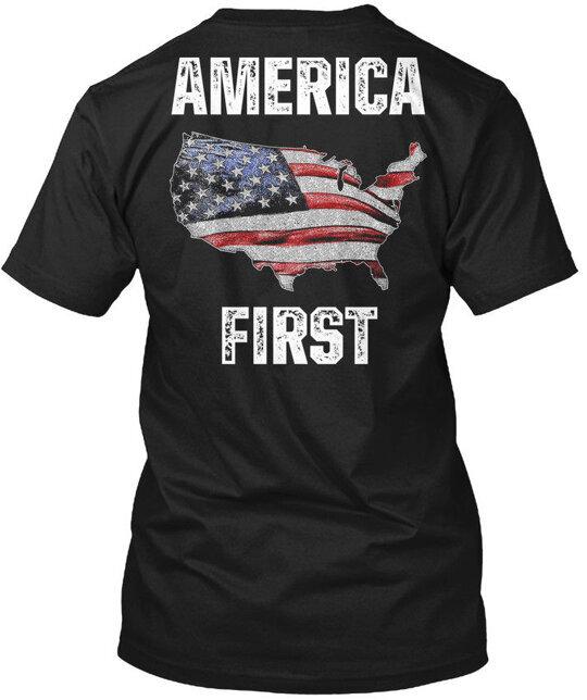 Patriotic America First M 0038 Tshirt Size S To 5xl