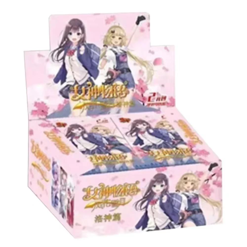 Goddess Story Cards Fufeng Chapter Colorful Flash Card Booster Box Rem Girl Anime Character Collection Card Games Toy Kid Gifts