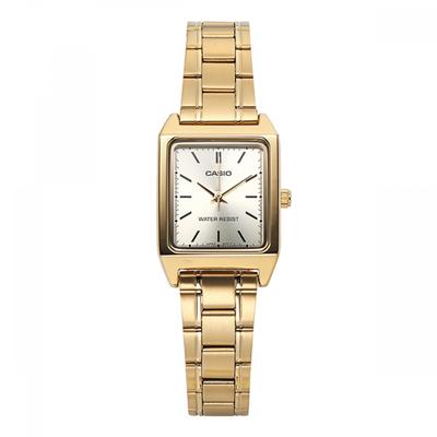 Ltp V007g 9eudf  Ltp V007g 9e  Analogové Čtvercové Sat Studentské Dámské Kovové Hodinky