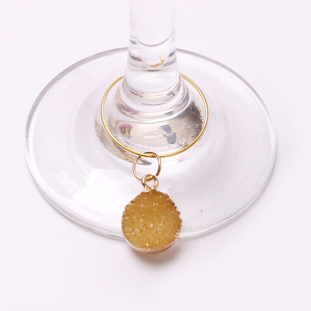 

Маркеры для напитков Бирки Стеклянное кольцо Напитки Бокал Подвеска Этикетка Знак для чашки Напитки