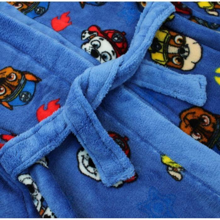 Dressing Gown - Paw Patrol Blue Bathrobe - - Blue