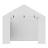 Carport Replacement Canopy Cover Side Wall 10 x 20 ft, Garage Tent Shelter Tarp Heavy-Duty Waterproof & UV Protected, Easy Installation with Ball