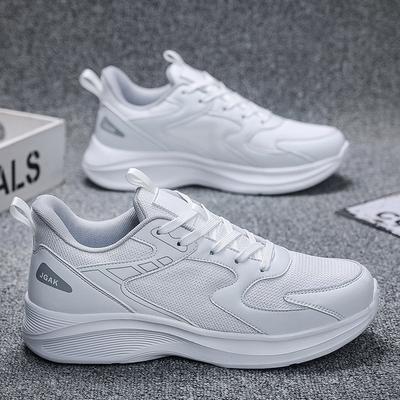 Extragroß neu Frühling Outdoor atmungsaktive Sportschuhe ultraleicht weich gefedert stoßdämpfend Freizeit Laufschuhe