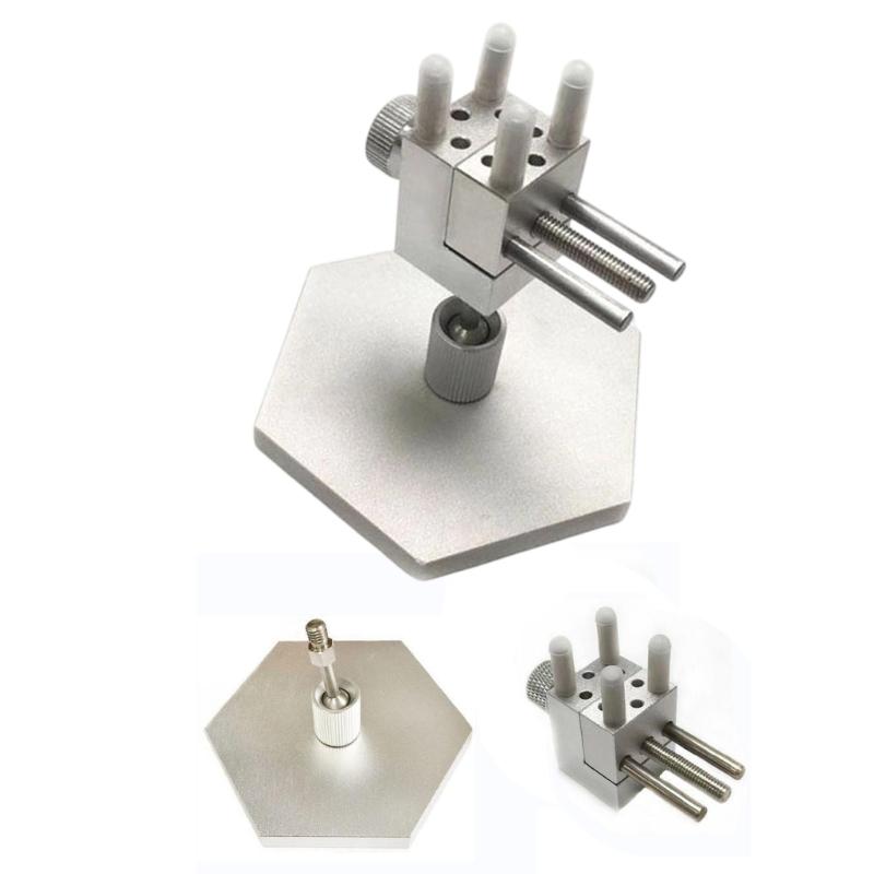 360 Degree Rotating Base Aluminum Vise Nonslip Pad Drill Press Vise Benches Vise For Secure Workpiece Clamping