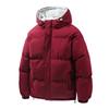 Men's And Women's Solid-color Casual Down Cotton-padded Jackets, Men's Bread Jackets With Fleece And Thickened Hooded Jackets