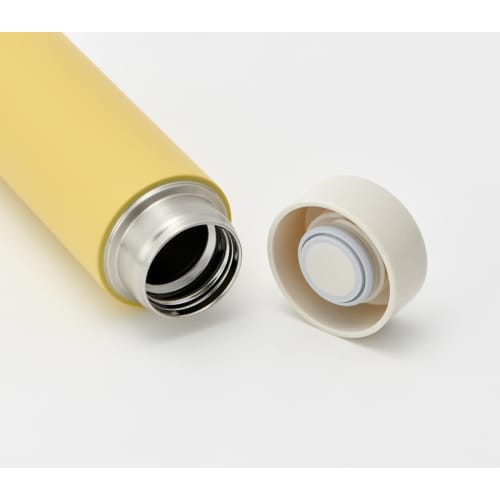 Skater Mug Bottle Dull Yellow 350ml Ultra Light Stainless Steel Water Bottle STYL4-A