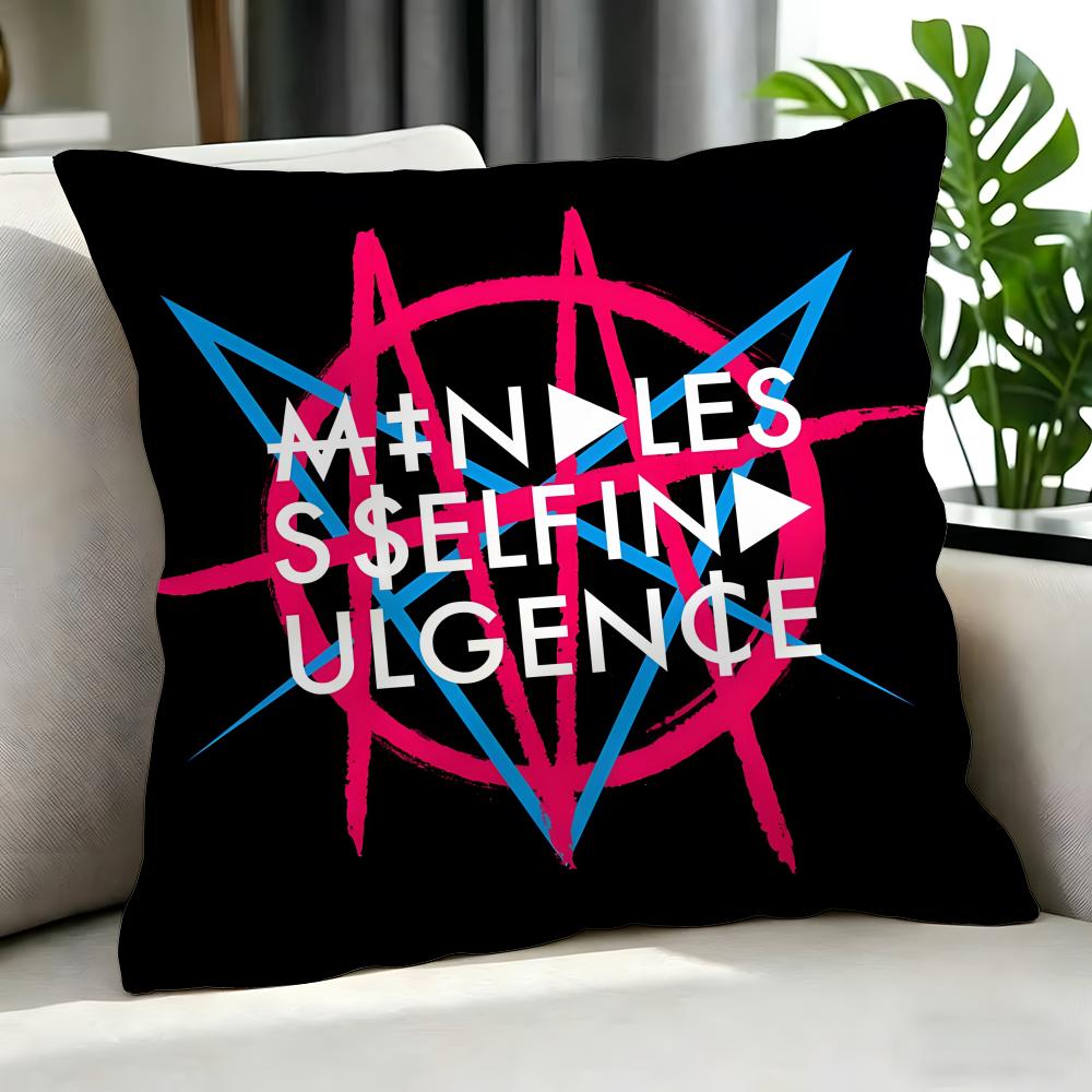 band Mindless Self Indulgence Cushion Cover Cushion Cover Set Pcs x x x Pillowcase Decorative Sofa Home Decor