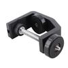 Large Aluminium Alloy Black C Clamp Mount Fixed Desktop Bracket for Flashlight Camera Tripod Photography
