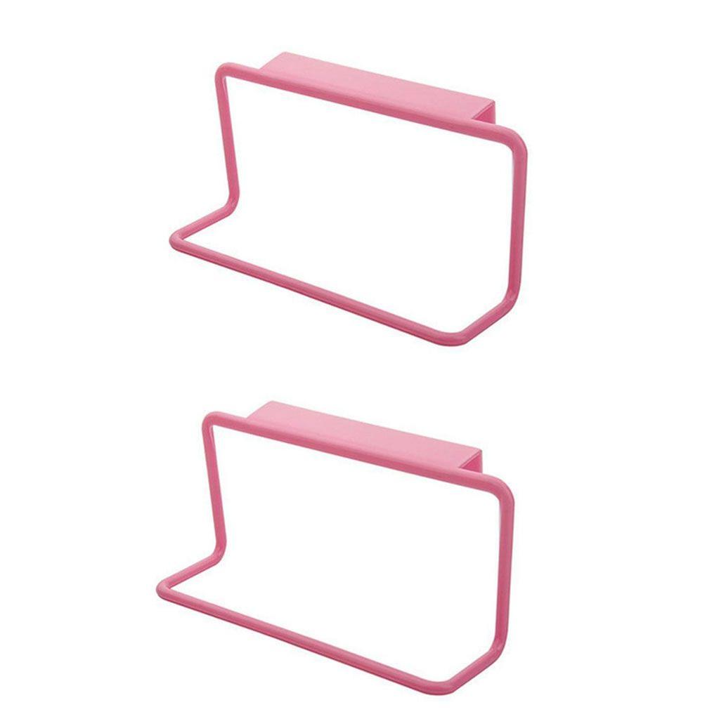 Pole ABS for Cupboard Cabinet Household Towel Rack Kitchen Storage Door Back Organizer Rag Holder