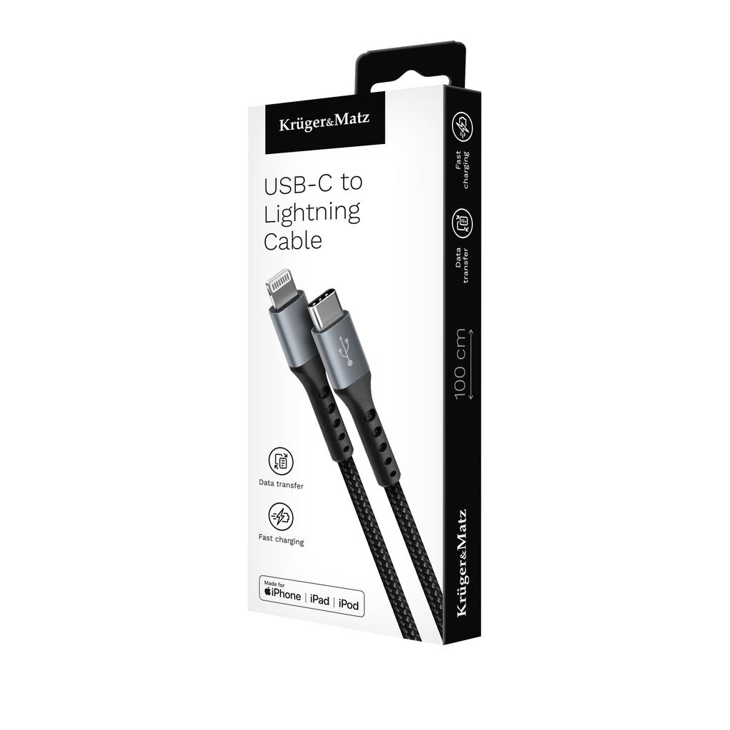 Usb-C Lightning Mfi Iphone Cable 1M 15W Krugermatz