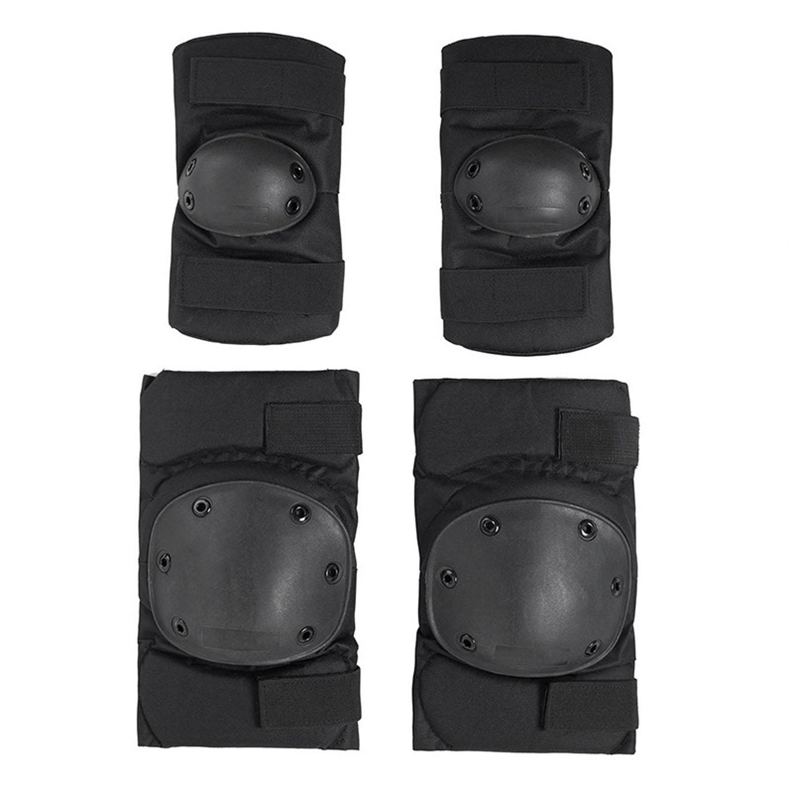 

Комплект защиты коленей и локтей для занятий спортом на открытом воздухе, велосипедного спорта, защитные накладки для коленей и локтей, защита для взрослых