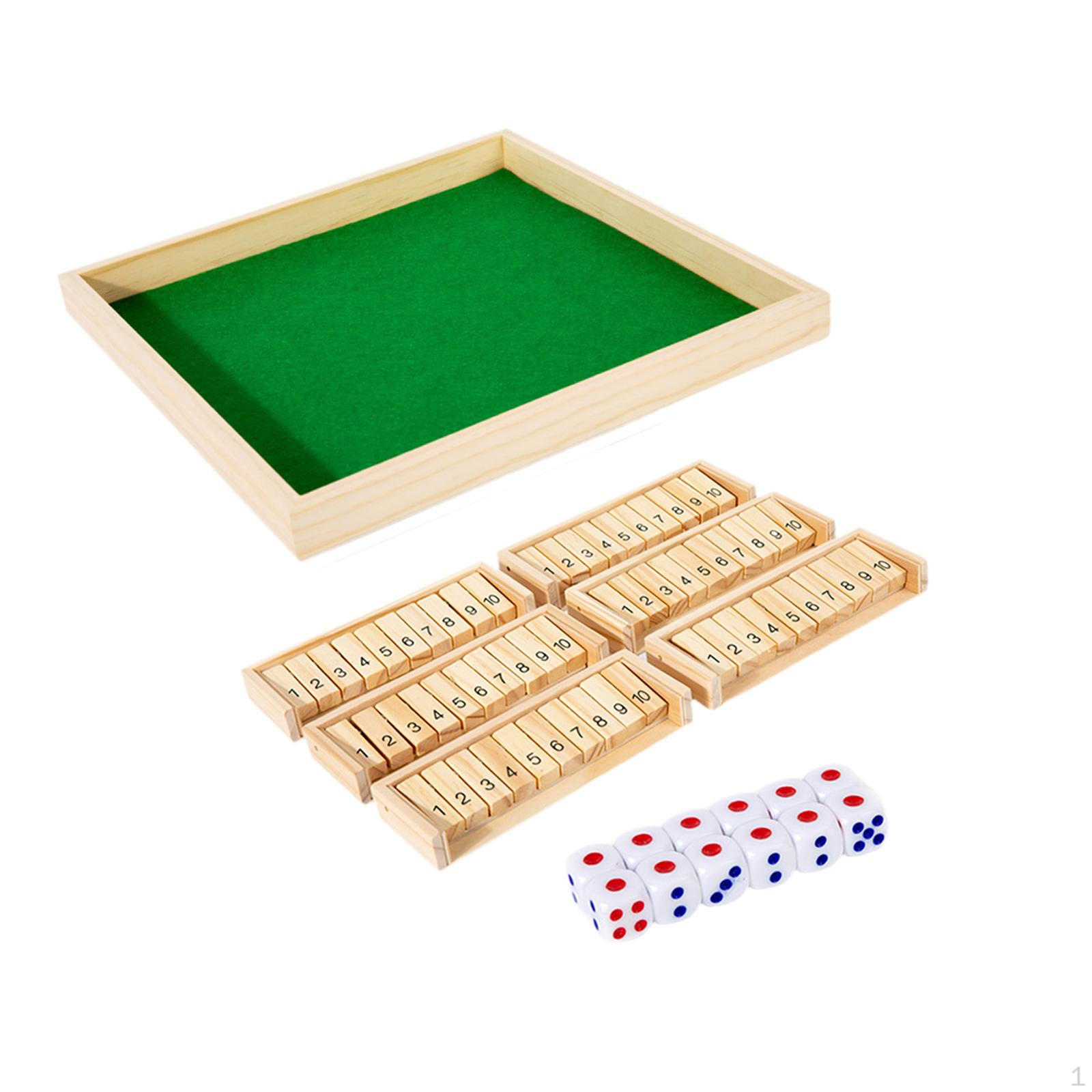 

Игра в кости «Закрой коробку» реквизит настольная обучающая игрушка для бара классная комната дом Wood Color