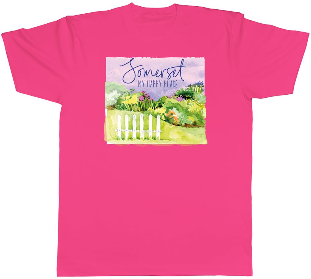Somerset West Country Unisexs TShirt My Happy Place Tee Gift