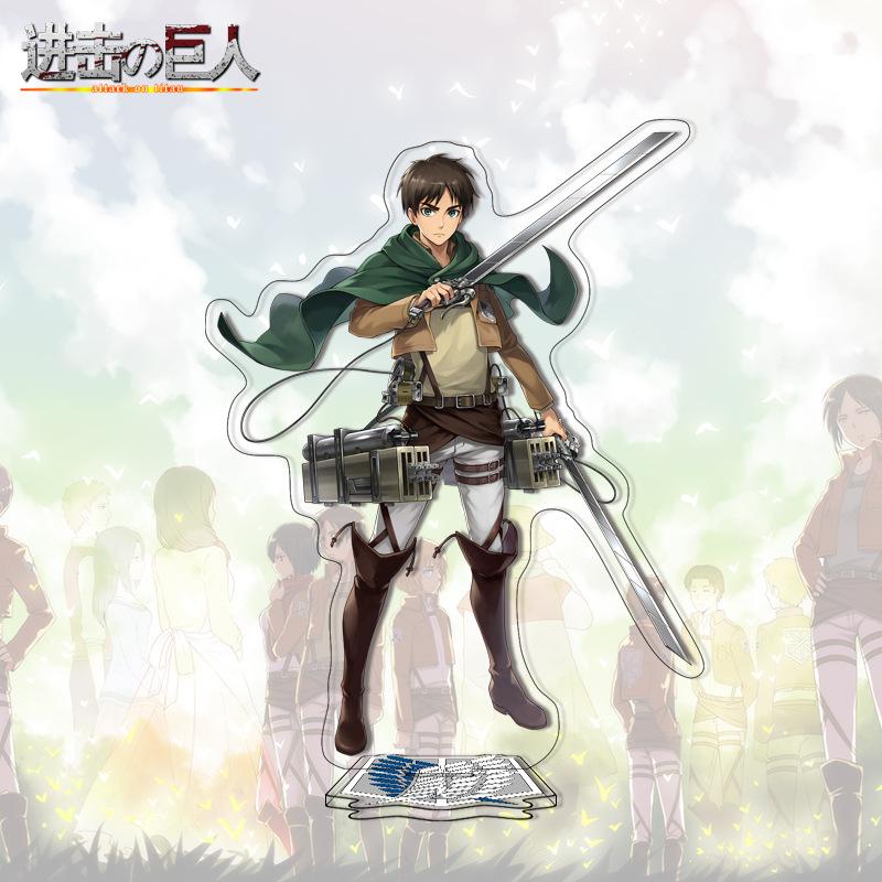 Attack on Titan Acrylic Stand Anime Large Stand Cartoon Cute Character Figure Display Stand Anime Merchandise Collectible Gift