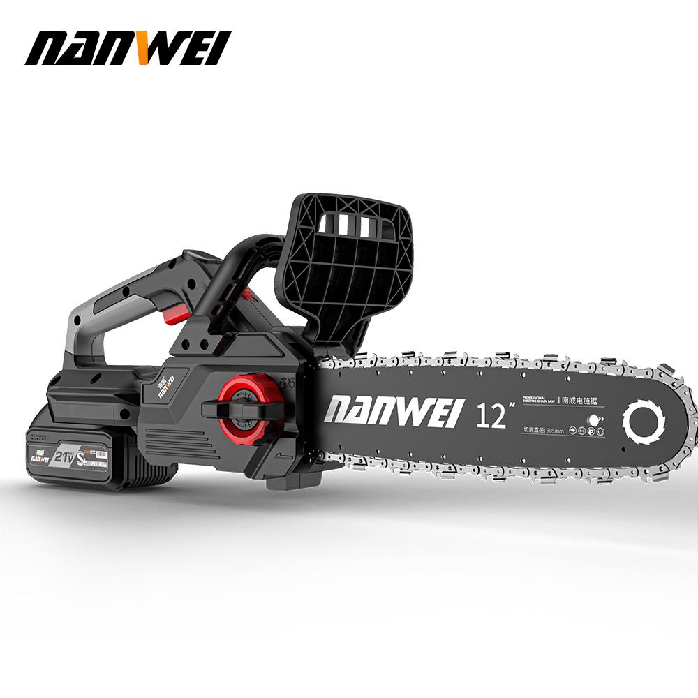NANWEI 12-inch electric chain saw with 2000W brushless motor