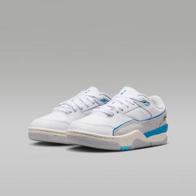Jordan Flight Court White Photo Blue (GS)