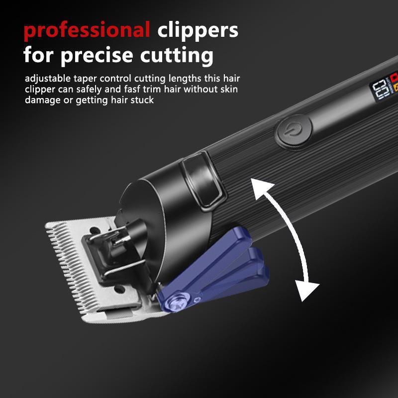 USB Rechargeable LCD Hair Clipper & Electric Razor