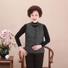 New women's down jacket, vest, mother outfit, medium and old vest, round neck neck, light and thin liner, warm short