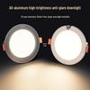 Aluminum Recessed Downlight Spotlight for Living Room Ceiling, 7.5 