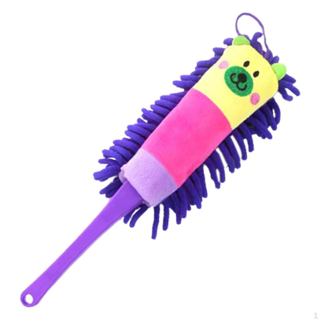 Microfiber Duster Brush Dust Cleaner Cute Detachable Head Hand Kids Toy