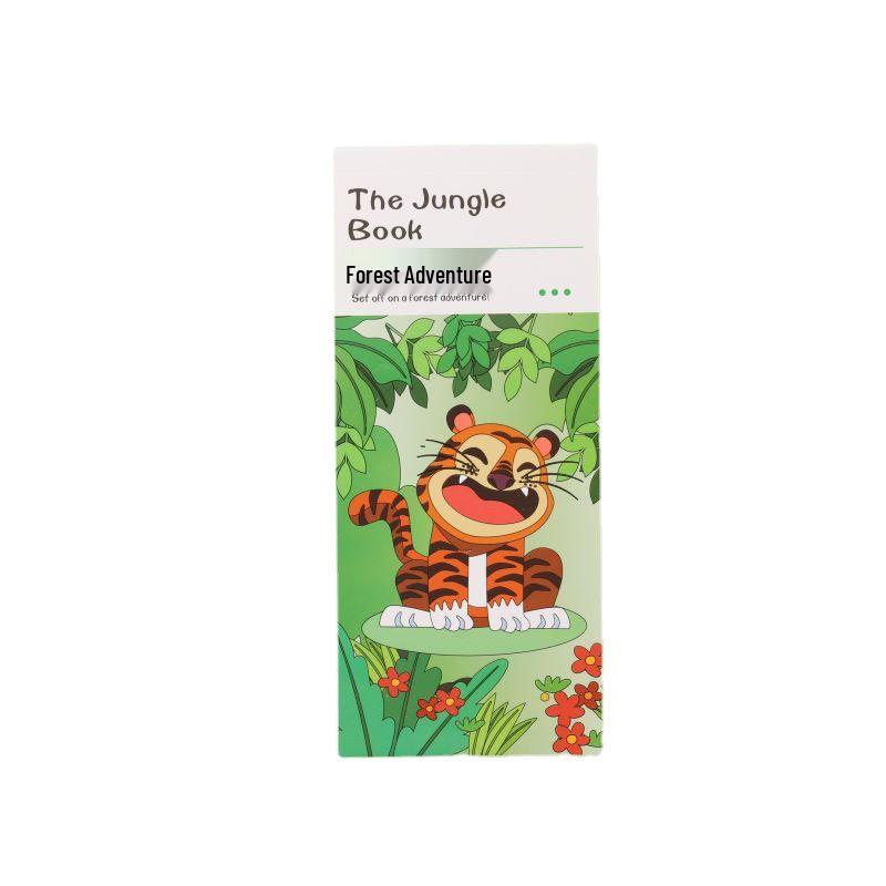 Children's Gouache Watercolor Doodle & Coloring Book with Sticky Notes