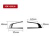 Carbon Fiber Car Accessories Driver Wheel Button Panel Modified Interior Trim Cover Soft Sticker For Alfa Romeo Giulia 2017-