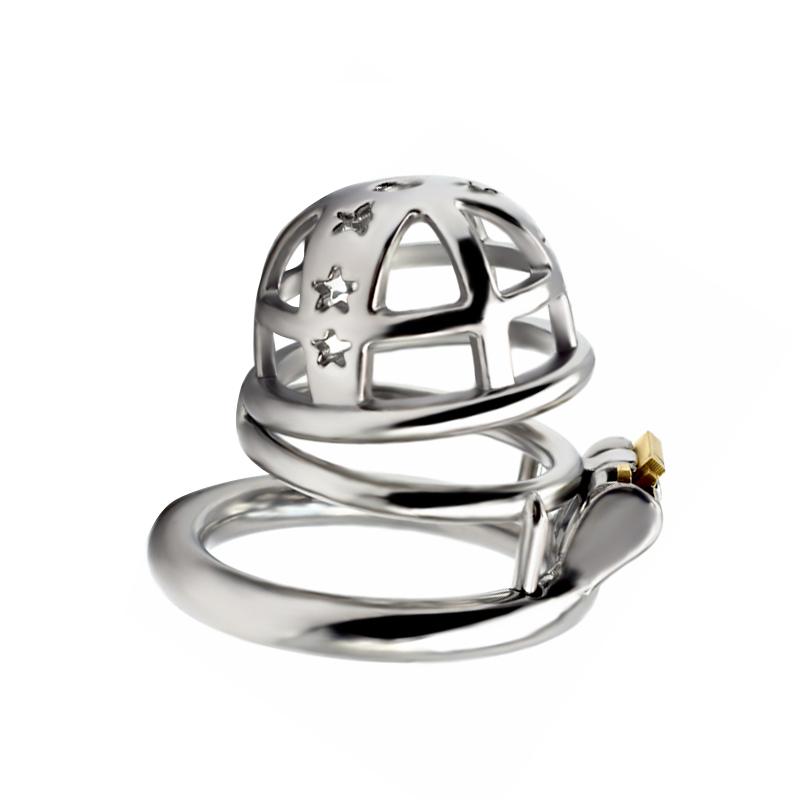 FRKO Stainless Steel Male Chastity Cage Binding Tool Hollow Lock Cage Device BDSM Sex Toys For Men Slave Gays Anti-Cheating 18+ Good product