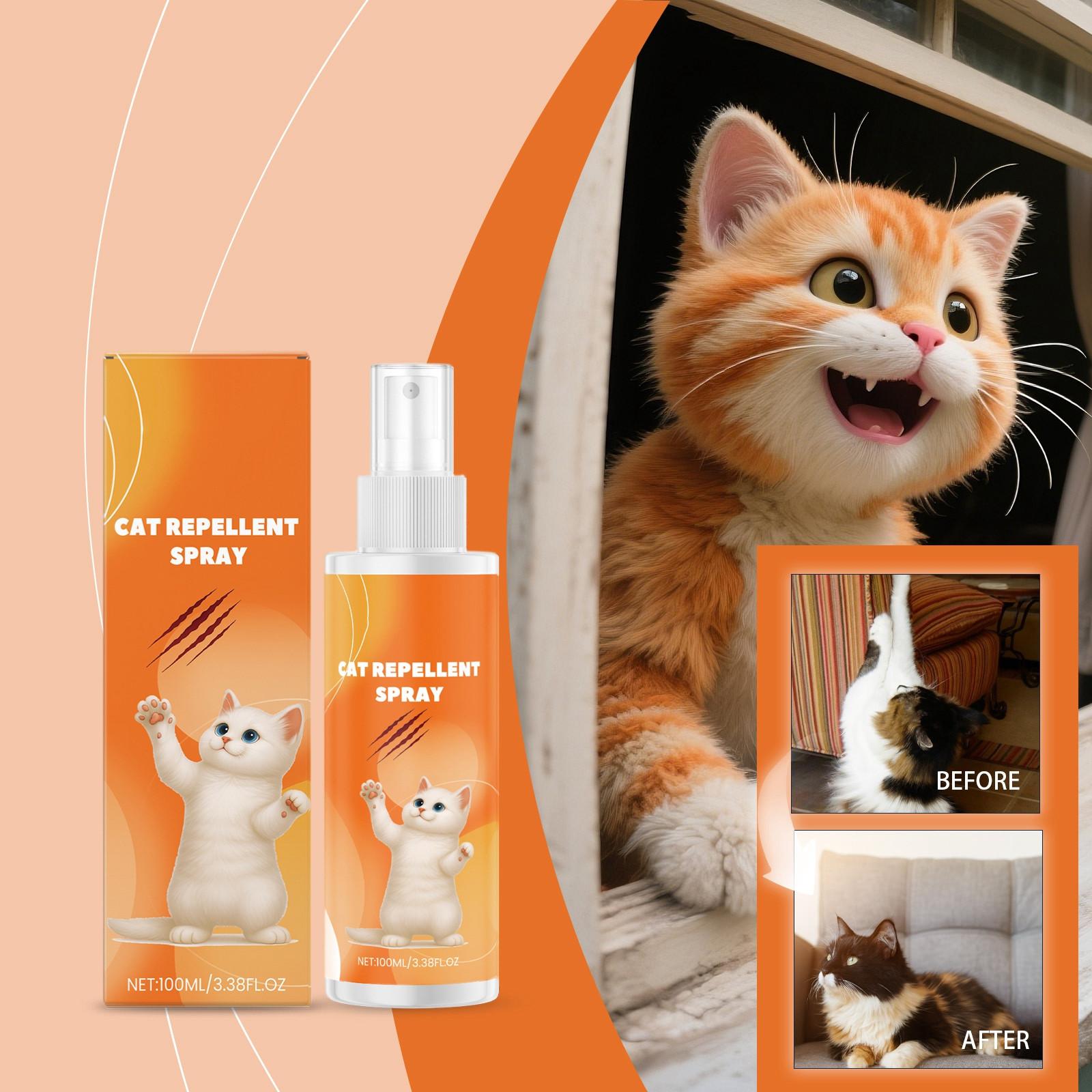

Спрей для коррекции поведения кошек, Мебель, Снятие тревоги, Подходит для семей с несколькими питомцами, Не раздражающий, 100 мл One Size оранжевый