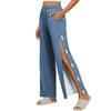 Women’s Side Closure Rehabilitation Pants Easy Open Adaptive Design Loose Fit Elastic Waistband