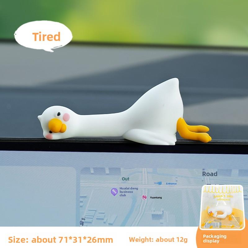 Gaga's Daily Adorable Little Duck Screen Stand Animal Car Figurine Vehicle Interior Car Interior Center Console Decoration