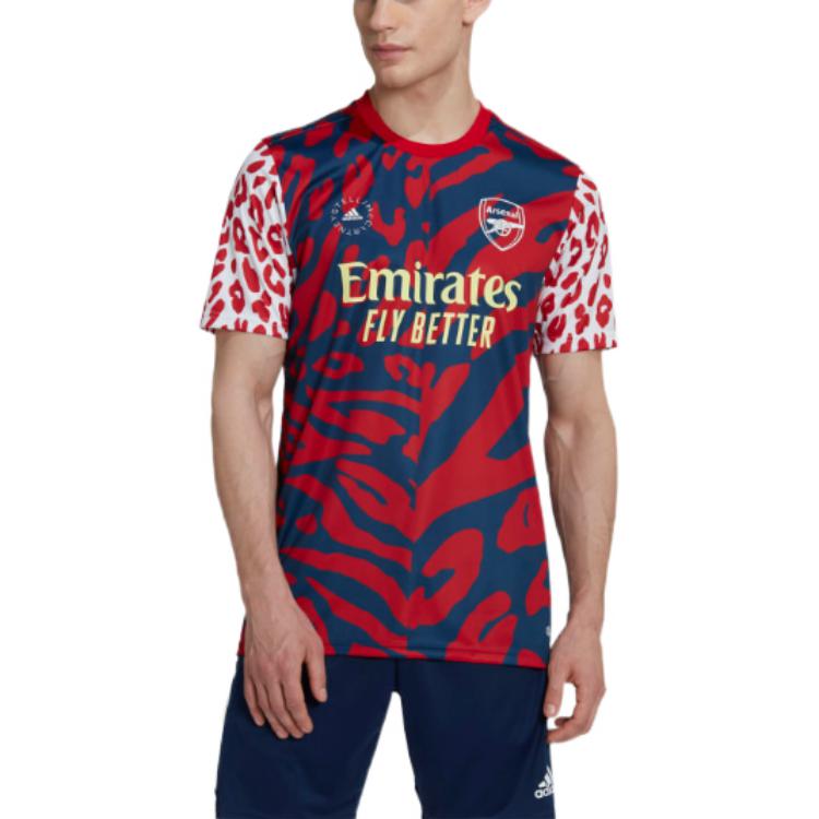 Adidas x Stella McCartney Pre-Match Soccer Jersey Men Tops Red HI2144