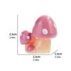 Resin Mushrooms for Outdoor and Indoor Use for Home Decoration Garden Projects Weather Resistant Miniature Ornaments