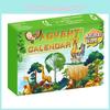 Animal Countdown Calendar Kit With Plastic Toy Figures For Young Adults Holiday Decor