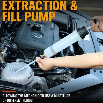 200cc 500cc 1500cc Fuel Transfer Filling Syringe Injecting Pump Suction Vacuum Brake Liquid Manual Car Oil Fluid Extractor