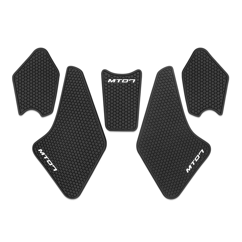 HONYAMA Motorcycle Fuel Tank Traction Pad for MT07 MT-07 2021-2024, Anti-Slip Fuel Tank Knee Pads, Protective Pads, Accessories for MT07
