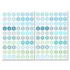 Adesivos Coloridos de Bolinhas com Letras Alfabeto Número Decalques DIY para Scrapbooking Diário Projetos de Artesanato Fácil de Remover Removível Essencial para Planejador Cartão