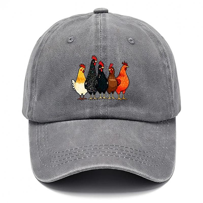 Pc Five Little Chicks Printed Hat Hat for Women Baseball Hat for Men Casual Trucker Hat Baseball Caps Breathable Caps Adj