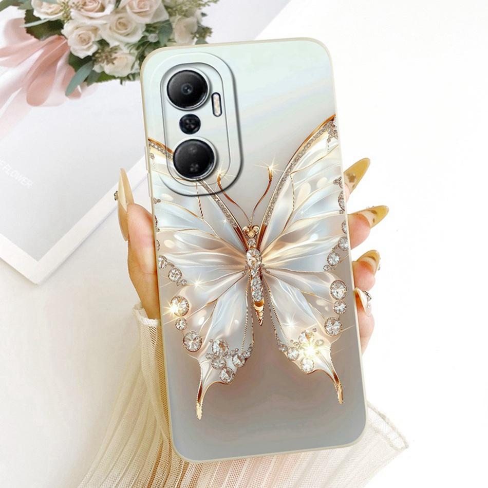 For Infinix Hot 20 20Play Cute Cat Flower Cartoon Phone Case For Infinix Hot 20 Play Hot20 4G Soft Silicone Covers Bumpers