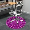 1pc Spider Web Office Round Area Rug, Indoor Mat Suitable ForOffice, Under Office Chairs Bedroom Living Room Home Decor, Room Decot077