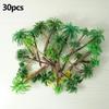 30pcs Mixed Model Trees Coconut Palm Scale Tree DIY Park Rainforest Train Railroad Decoration Building Landscape Miniature Tree