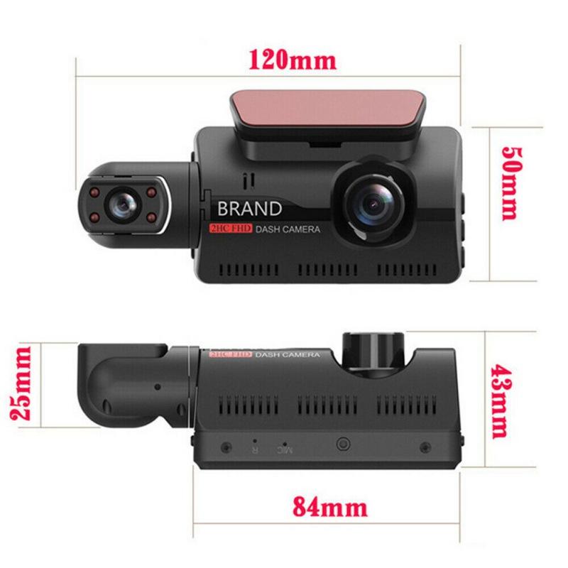 Dash Cam Videoregistratore per auto con schermo da 3,0 pollici