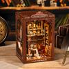 DIY Book Nook Kit  Doll House Case Wooden Miniature Furniture Dollhouse Bookshelf Insert Decor Home 3D Puzzle Toy Christmas Gift