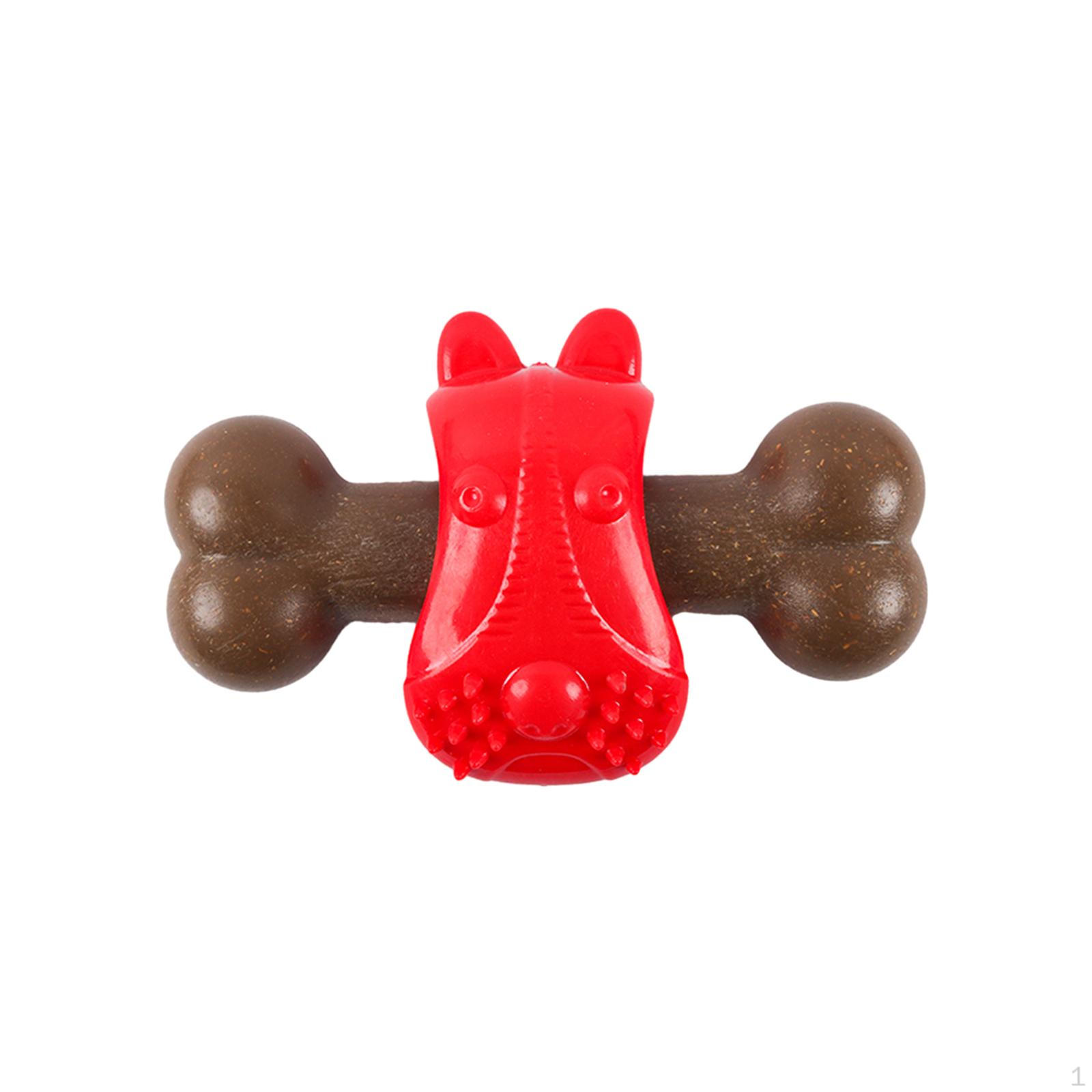 

Durable Dog Chew Toy for Training and Play - Tough Resilient Bone Outdoor Fun красный