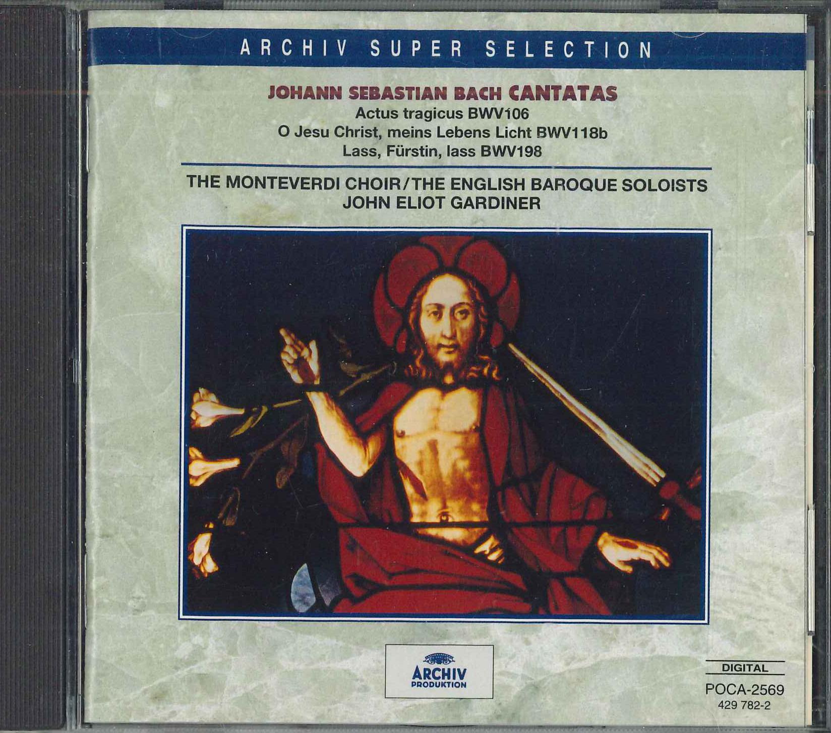 

CD GARDINER - Bach Cantatas POCA2569 ARCHIV 1996 Japan Classical Used