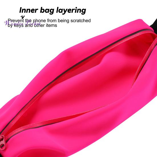 Waterproof Fanny Pack Adjustable Quick Release Zipper Closure Large Capacity Running Waist Belt