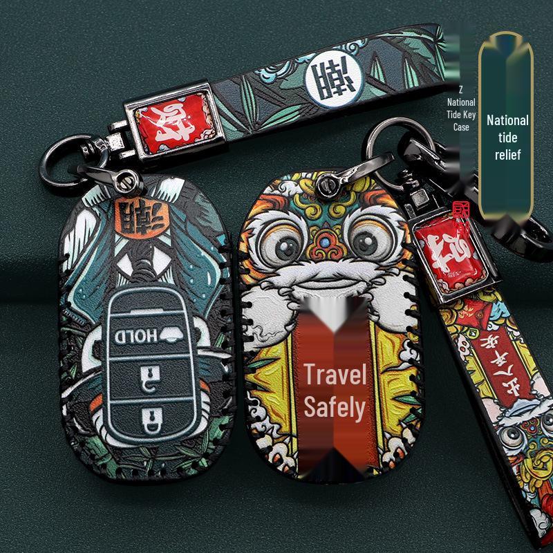 CRV Key Case for 11th Gen Accord, Civic, XRV, Haoying, & Xingge Remote Control Shell Buckle Set