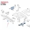Compatible with Mercedes-Benz GLC Class W253: Front Bumper, GLC200 Lower Mudguard, GLC260 Radiator, GLC300 Chassis Guard Plate
