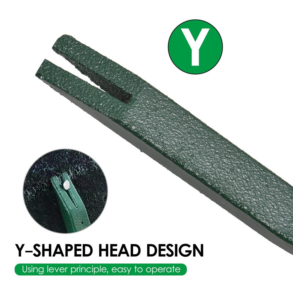 Shingle Removal Tool Nail Puller Stapler Remover Heavy Duty Nail Remover Shingle Pry Bar for Roofers